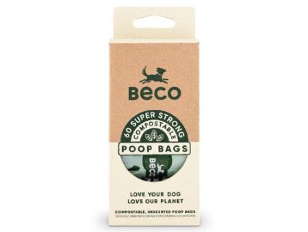 Beco Compostable Poop Bags - 60 Pack Supply