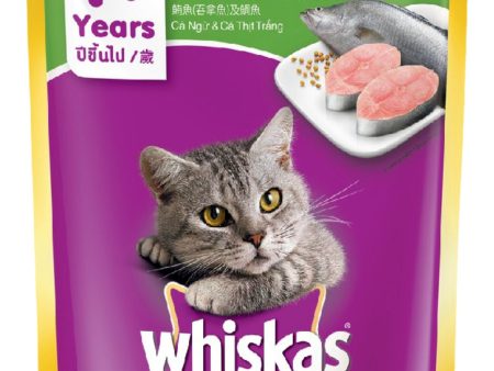 Whiskas Adult Cat Tuna and White Fish Wet Food Pouch 80g on Sale