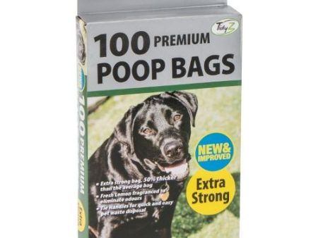 Trust Pet Products Premium Fragranced Doggy Poo Bags 100 Bags For Cheap