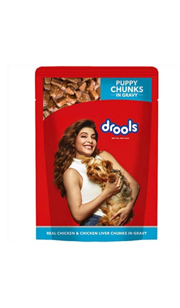 Drools Chicken & Liver Chunks in Gravy Puppy Pouch 150g Cheap