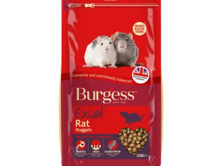 Burgess Excel Rat Nuggets 1.5kg For Discount