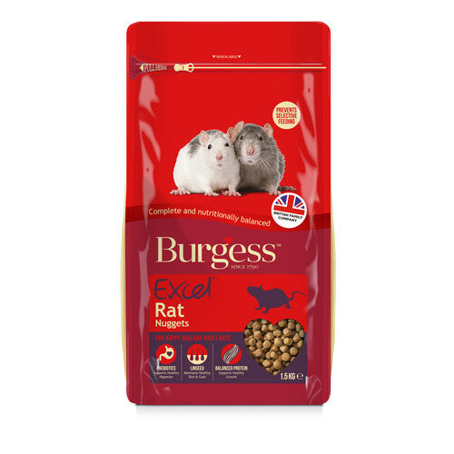 Burgess Excel Rat Nuggets 1.5kg For Discount