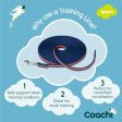 Coachi Navy & Coral Dog Training Lead - 10m Discount