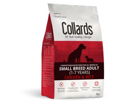 Collards Chicken And Rice Small Breed Adult Dry Dog Food - 2kg Supply