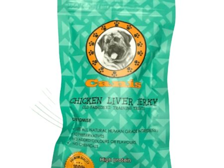 Canis Chicken Liver Jerky Dog Treats 100g Supply