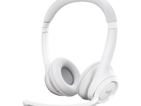 Logitech H390 USB Computer Headset Wired Headphones, USB Type-A, Off-white Online Sale