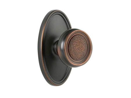 Emtek 8120BT Passage , Oval Rosette , Belmont Knob For Sale