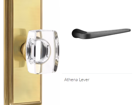 Emtek 8135ATNLH Passage , Wilshire Non-Keyed 7  , Athena Lever , LH Online now