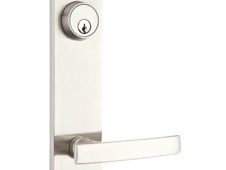 Emtek 8114V Passage Single Keyed , Sideplate Locksets Modern 5-1 2  Center to Center Keyed , Victoria Knob Online Sale