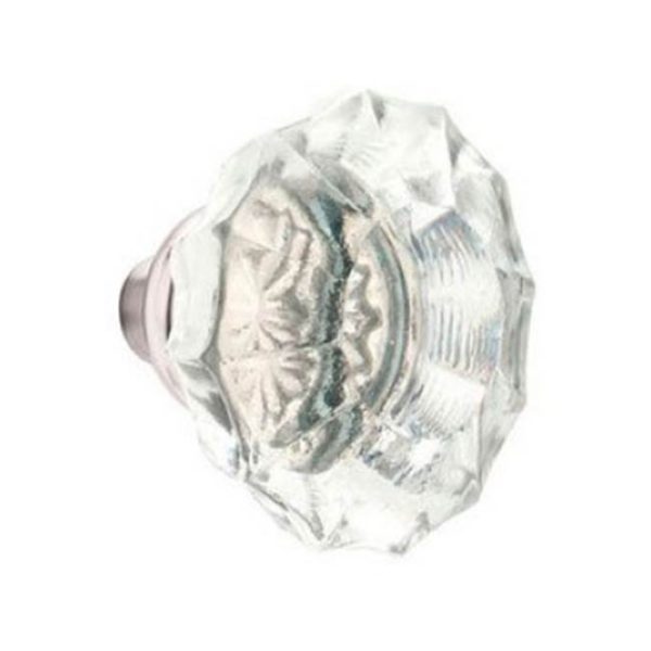 Emtek 8120AS Passage , Oval Rosette , Astoria Crystal Knob For Discount