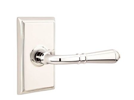 Emtek 8121TLH Passage , Rectangular Rosette , Turino Lever , LH Supply