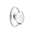 Emtek 8120HT Passage , Oval Rosette , Hampton Crystal Knob For Cheap