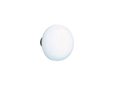 Emtek 8120IW Passage , Oval Rosette , Ice White Knob Supply