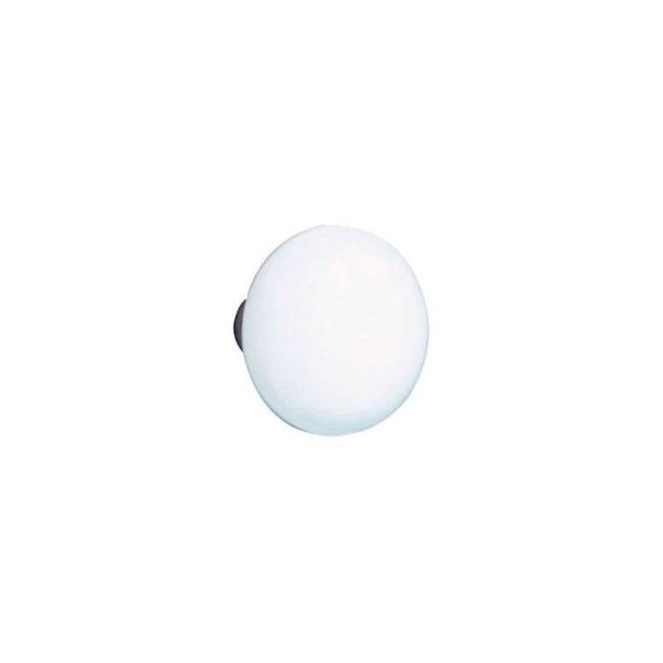 Emtek 8120IW Passage , Oval Rosette , Ice White Knob Supply