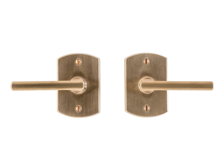 Small Curved Interior Passage Hardware | Made to Order For Sale