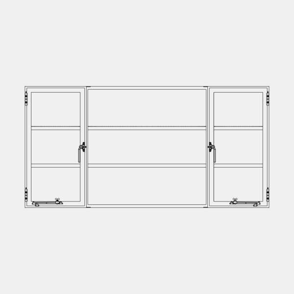 Air Window 0V 2H - Dual Single Casement | Clearance Sale