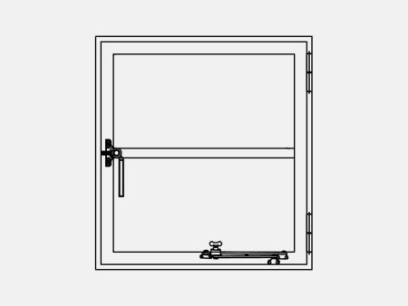 Air Window 0V 1H - Single Casement Square | Clearance For Cheap