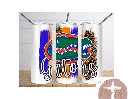 20 oz Skinny Tumbler Gators Paint Swatch Discount