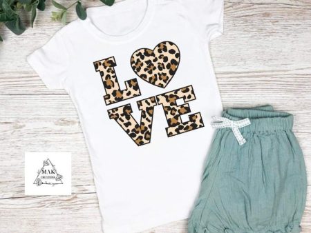 Love (Leopard) (AVAILABLE IN ALL SIZES) For Discount