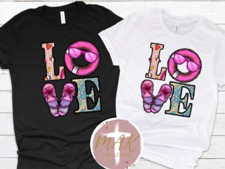 LOVE (Float and Flip Flops) (AVAILABLE IN ALL SIZES) For Discount